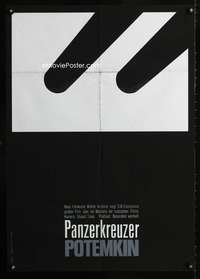 a124 BATTLESHIP POTEMKIN German movie poster R65 Hans Hillman art!