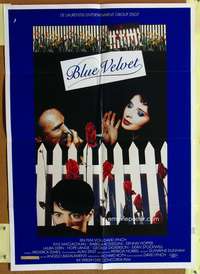 a130 BLUE VELVET German movie poster '86 David Lynch, Rossellini