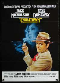 a138 CHINATOWN German movie poster R80s Jack Nicholson