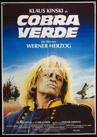 a144 COBRA VERDE German movie poster '88 Werner Herzog, Klaus Kinski