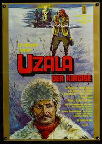 a153 DERSU UZALA German movie poster '77 Akira Kurosawa, Japanese!