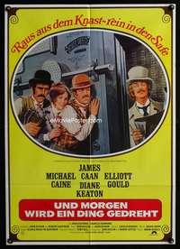 a181 HARRY & WALTER GO TO NEW YORK German movie poster '76 Caine, Caan