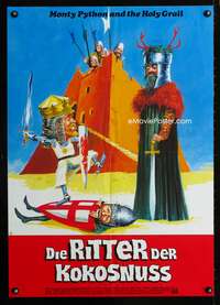 a208 MONTY PYTHON & THE HOLY GRAIL German movie poster R80s different!