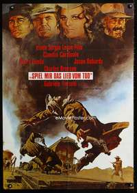 a213 ONCE UPON A TIME IN THE WEST German movie poster R70s Leone
