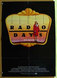 a221 RADIO DAYS German movie poster '87 Woody Allen, Mike Starr