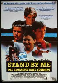 a108 STAND BY ME German 12x17 movie poster '86 River Phoenix, Feldman