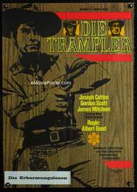 a250 TRAMPLERS German movie poster '66 Albert Band, Joseph Cotten