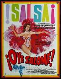 a358 OYE SALOME Mexican movie poster '78 Sasha Montenegro