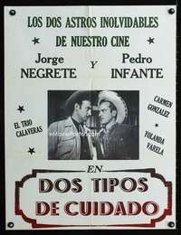 a066 DOS TIPOS DE CUIDADO South American movie poster '53 Negrete