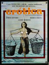 a067 EROTICA South American movie poster '79 sexy Gianados art!
