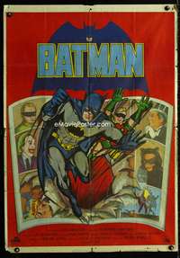 a271 BATMAN Spanish movie poster '79 great comic book artwork!