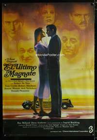 a294 LAST TYCOON Spanish movie poster '77 Robert De Niro, Landi art!