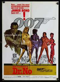 a009 DR NO special 20x28 movie poster R80s Sean Connery IS James Bond!