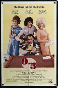 b015 9 TO 5 one-sheet movie poster '80 Dolly Parton, Jane Fonda, Tomlin
