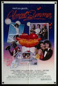 b034 ALMOST SUMMER style B one-sheet movie poster '78 high school sex!