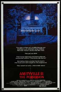b041 AMITYVILLE 2 one-sheet movie poster '82 The Possession, horror!