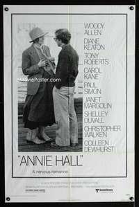 b052 ANNIE HALL one-sheet movie poster '77 Woody Allen, Diane Keaton