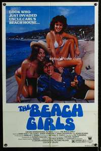 b086 BEACH GIRLS one-sheet movie poster '82 teens, sex & drugs!