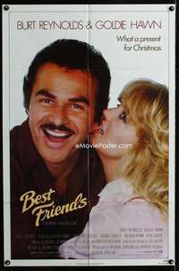b105 BEST FRIENDS one-sheet movie poster '82 Burt Reynolds, Goldie Hawn