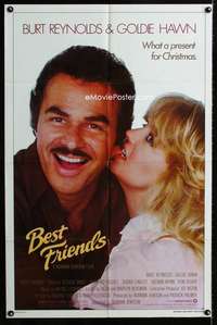 b106 BEST FRIENDS advance one-sheet movie poster '82 Burt Reynolds, Hawn