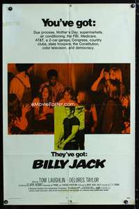 b112 BILLY JACK one-sheet movie poster '71 Tom Laughlin, Delores Taylor