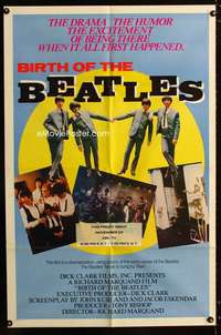 b116 BIRTH OF THE BEATLES one-sheet movie poster '79 English biography!