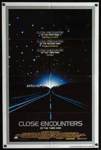 b216 CLOSE ENCOUNTERS OF THE THIRD KIND one-sheet movie poster '77Spielberg