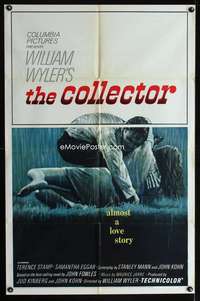b220 COLLECTOR one-sheet movie poster '65 Terence Stamp, Samantha Eggar