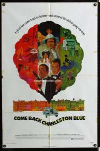b223 COME BACK CHARLESTON BLUE one-sheet movie poster '72 Cambridge