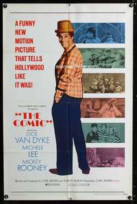 b229 COMIC one-sheet movie poster '69 Dick Van Dyke, Buster Keaton
