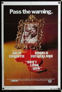 b326 DON'T LOOK NOW one-sheet movie poster '74 Nicholas Roeg, Sutherland