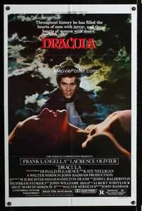 b332 DRACULA style B one-sheet movie poster '79 vampire Frank Langella!