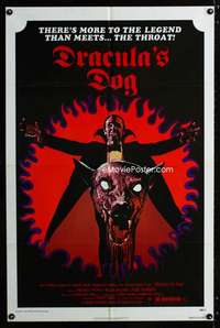 b335 DRACULA'S DOG one-sheet movie poster '78 Albert Band, vampire canine!