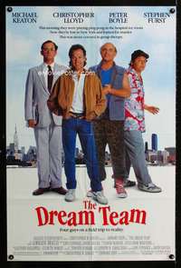b338 DREAM TEAM DS one-sheet movie poster '89 Michael Keaton, Lloyd, Boyle