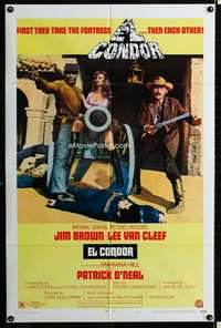 b350 EL CONDOR style B one-sheet movie poster '70 Jim Brown, Lee Van Cleef