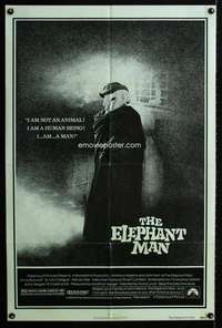 b351 ELEPHANT MAN one-sheet movie poster '80 Anthony Hopkins, David Lynch