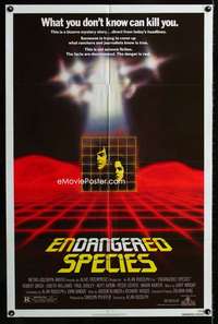 b357 ENDANGERED SPECIES one-sheet movie poster '82 Rudolph, Gary Meyer art