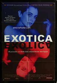 b369 EXOTICA one-sheet movie poster '95 Atom Egoyan, nightclub sex!
