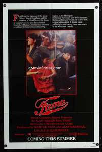b374 FAME advance one-sheet movie poster '80 Alan Parker, Irene Cara