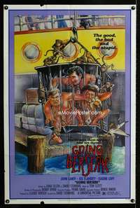 b463 GOING BERSERK one-sheet movie poster '83 John Candy, Eugene Levy