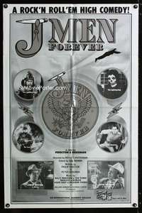 b599 J-MEN FOREVER one-sheet movie poster '79 rock & roll meets drugs!