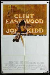 b602 JOE KIDD one-sheet movie poster '72 Clint Eastwood, John Sturges