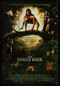 b609 JUNGLE BOOK DS one-sheet movie poster '94 Disney, Jason Scott Lee