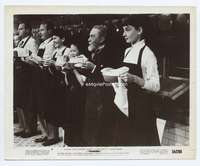 c175 SABRINA vintage 8x10.25 movie still '54 Audrey Hepburn serving food!