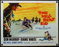 d215 FROM HELL TO TEXAS half-sheet movie poster '58 The Hell Bent Kid!