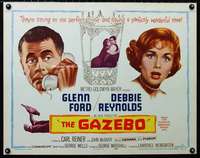 d226 GAZEBO style A half-sheet movie poster '60 Glenn Ford, Debbie Reynolds