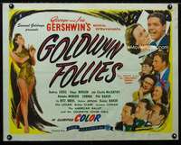 d239 GOLDWYN FOLLIES half-sheet movie poster R44 George & Ira Gershwin!