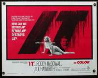 d309 IT half-sheet movie poster '66 Roddy McDowall, Jill Haworth, horror!