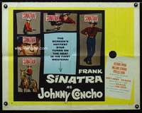 d320 JOHNNY CONCHO style B half-sheet movie poster '56 Frank Sinatra