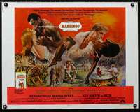 d379 MANDINGO half-sheet movie poster '75 Ken Norton, Brenda Sykes
